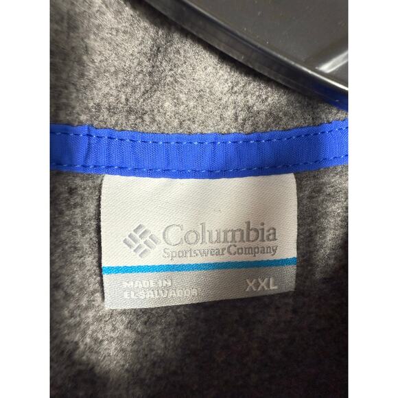 NEW- NWT Columbia PFG Men’s Harborside Fleece Vest Gray XXL - Picture 6 of 8